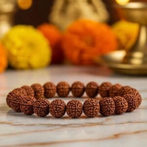 🧿 7 Mukhi Rudraksha Bracelet – Attract Wealth, Health & Divine Protection 💫