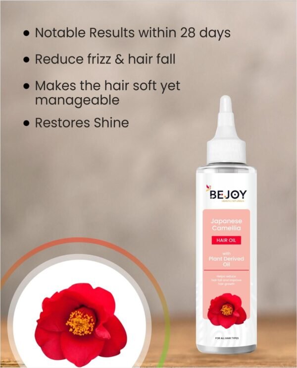 Bejoy Japanese Camellia Hair Oil  150 ml (Pack of 2) - Image 4