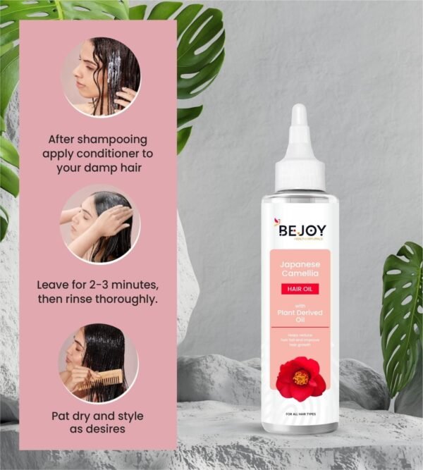 Bejoy Japanese Camellia Hair Oil  150 ml (Pack of 2) - Image 5