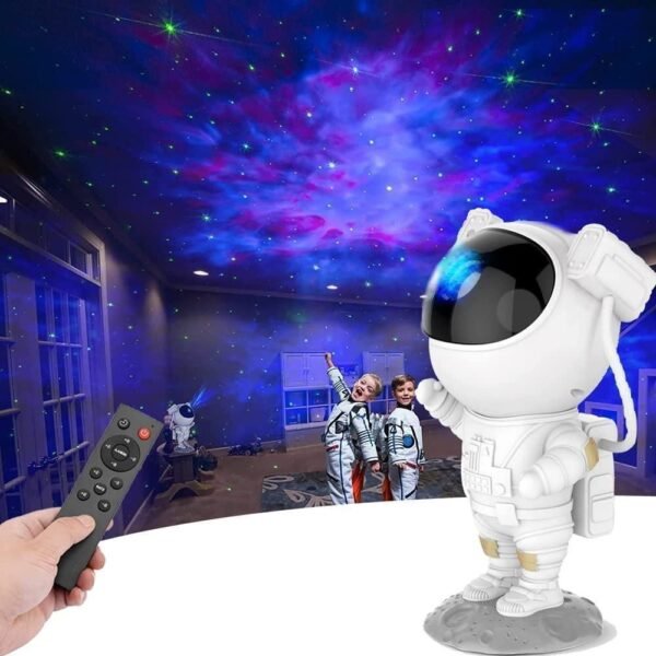 Astronaut Galaxy Projector - 360 Magnetic Head Rotation, Remote Control - Image 3