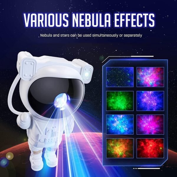 Astronaut Galaxy Projector - 360 Magnetic Head Rotation, Remote Control - Image 6