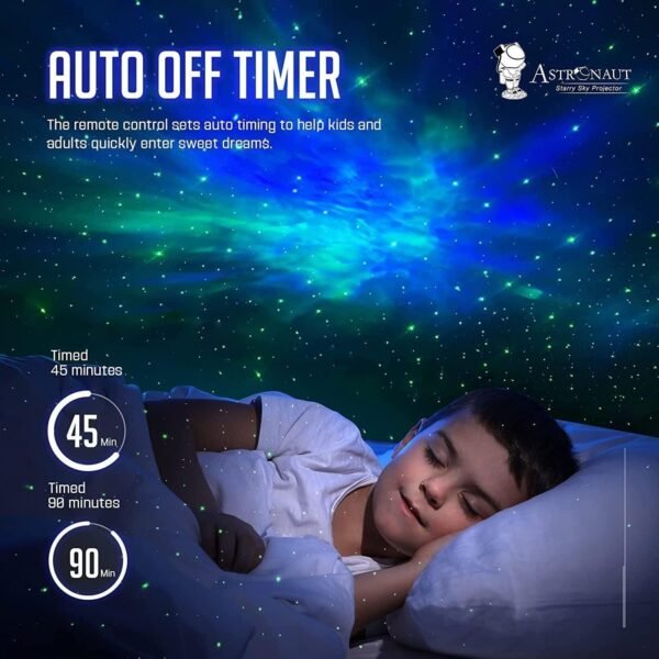 Astronaut Galaxy Projector - 360 Magnetic Head Rotation, Remote Control - Image 5