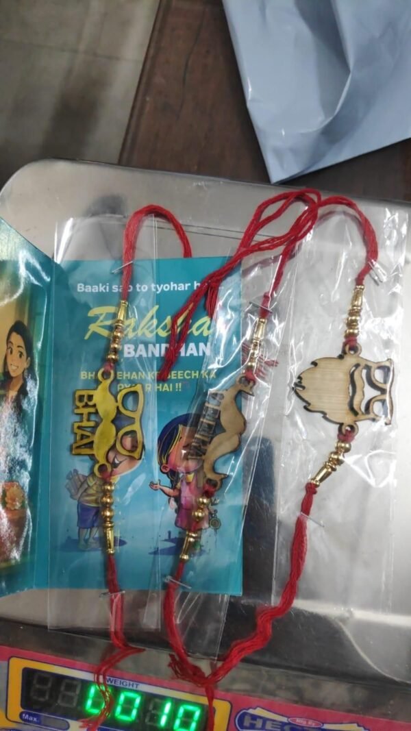 🔥 Best Bhai in the Galaxy Bottle + 3 Stylish Rakhis – Raksha Bandhan Special Combo 🎁 - Image 5